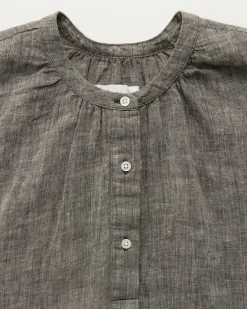 Cille Dress Linen |  Brown