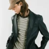 Contrast Fabric Baseball Cap |  Mocha