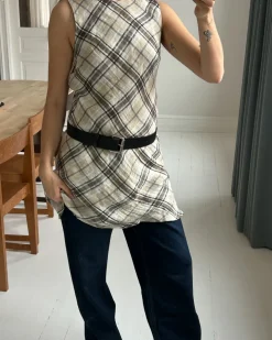 Light Linen 90's Mini Dress | Nature Mix