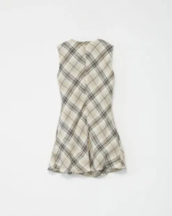 Light Linen 90's Mini Dress | Nature Mix