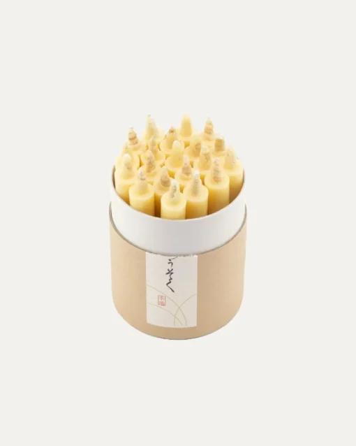 Rice Wax Candles | Set of 20