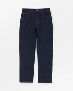 Allison Cropped Jeans | Indigo Blue Denim