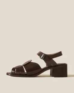 Ancora Squared Heeled | Dark Brown