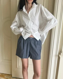 Boxer | Blue Pinstripe