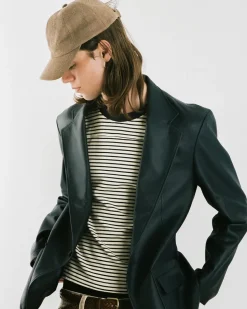 Contrast Fabric Baseball Cap | Mocha