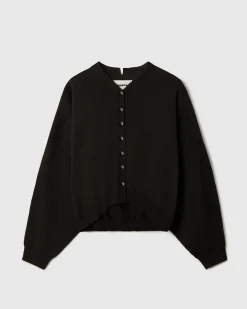 Cotton & Cashmere Cardigan | Dark Moss