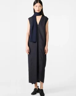 Lise Linen Dress | Darkest Navy