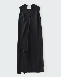 Lise Linen Dress | Darkest Navy