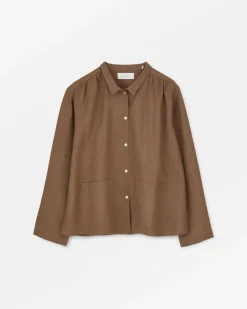 Nettle Shirt | Cedar Brown