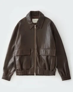 Piston Leather Jacket | Brown
