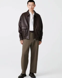 Piston Leather Jacket | Brown