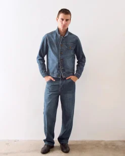 Washed Arch Denim Jacket |  Sawyer Wash